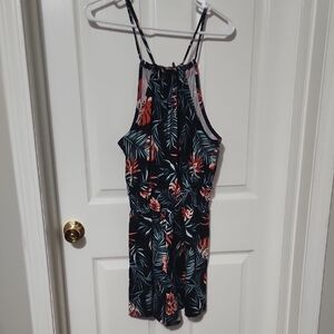 Tropical Print Womens One Piece
